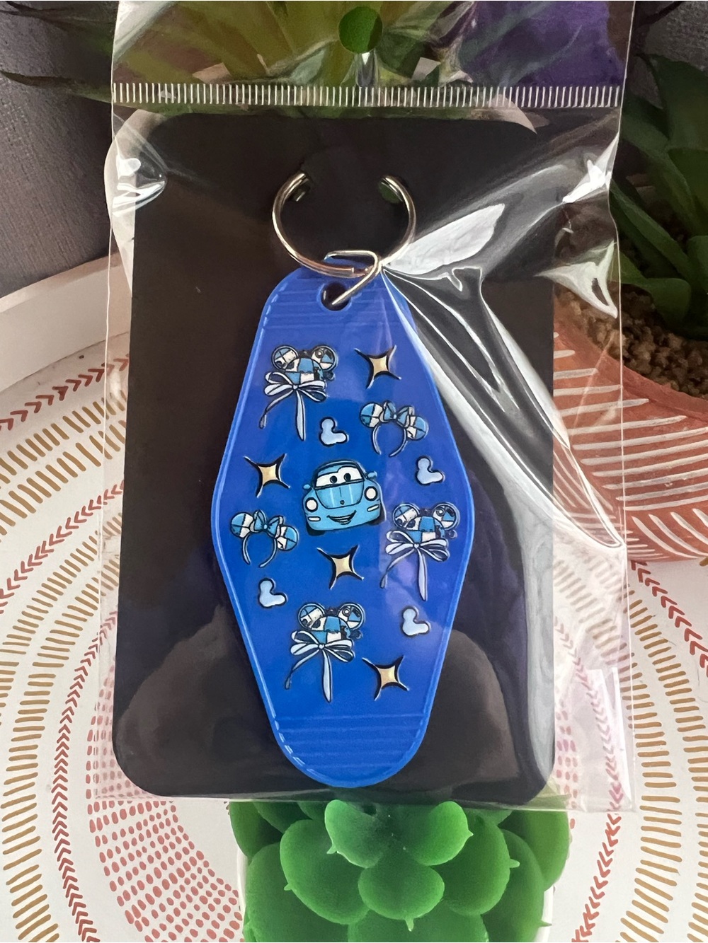 Disney Cars Sally Motel Keychain